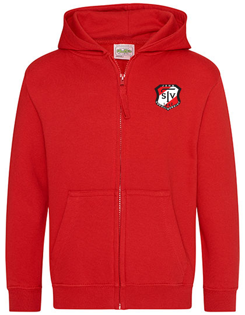 TSV Jahn Carolinensiel Fan - Sweatjacke Kinder rot