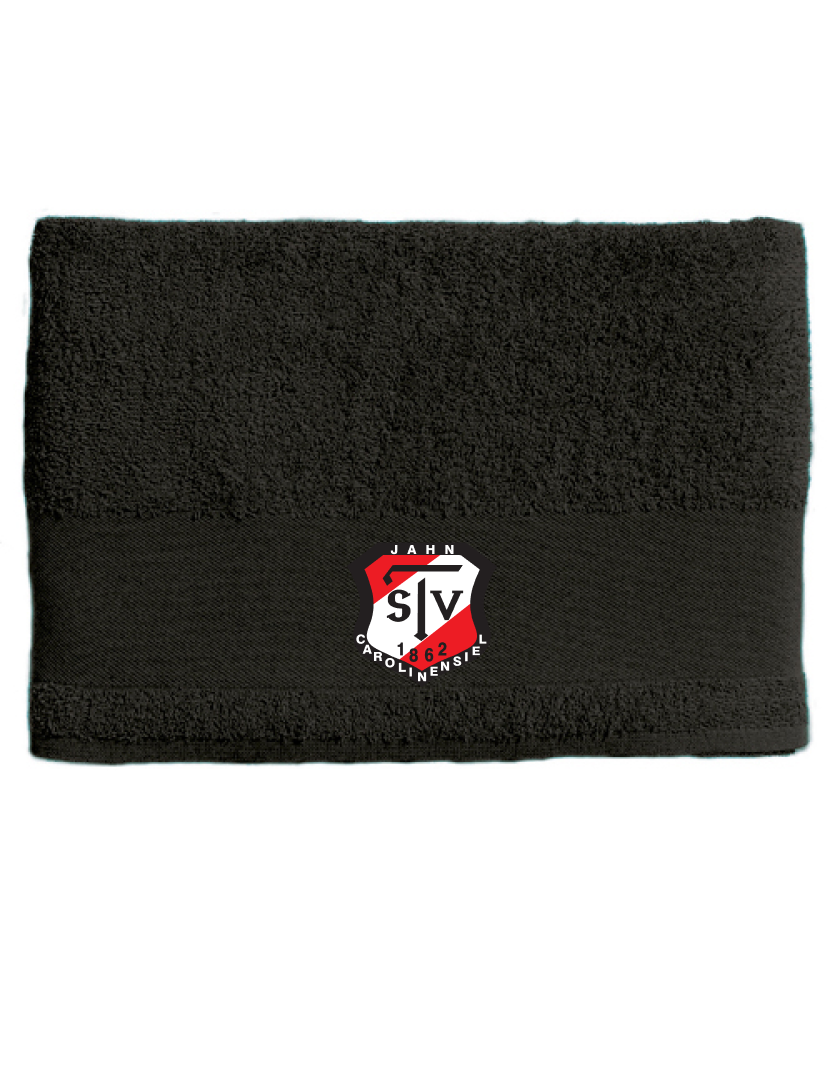 TSV Jahn Carolinensiel Fan - Handtuch 50*100 schwarz