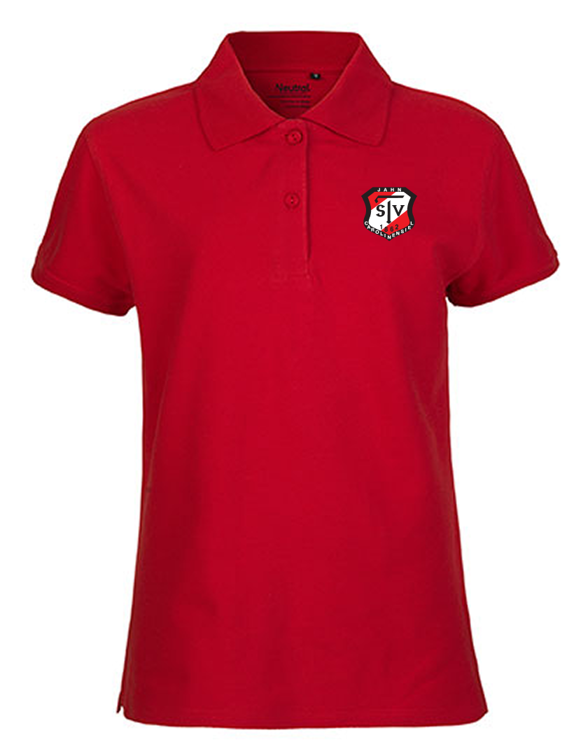 TSV Jahn Carolinensiel Fan - Poloshirt Fairtrade Damen rot