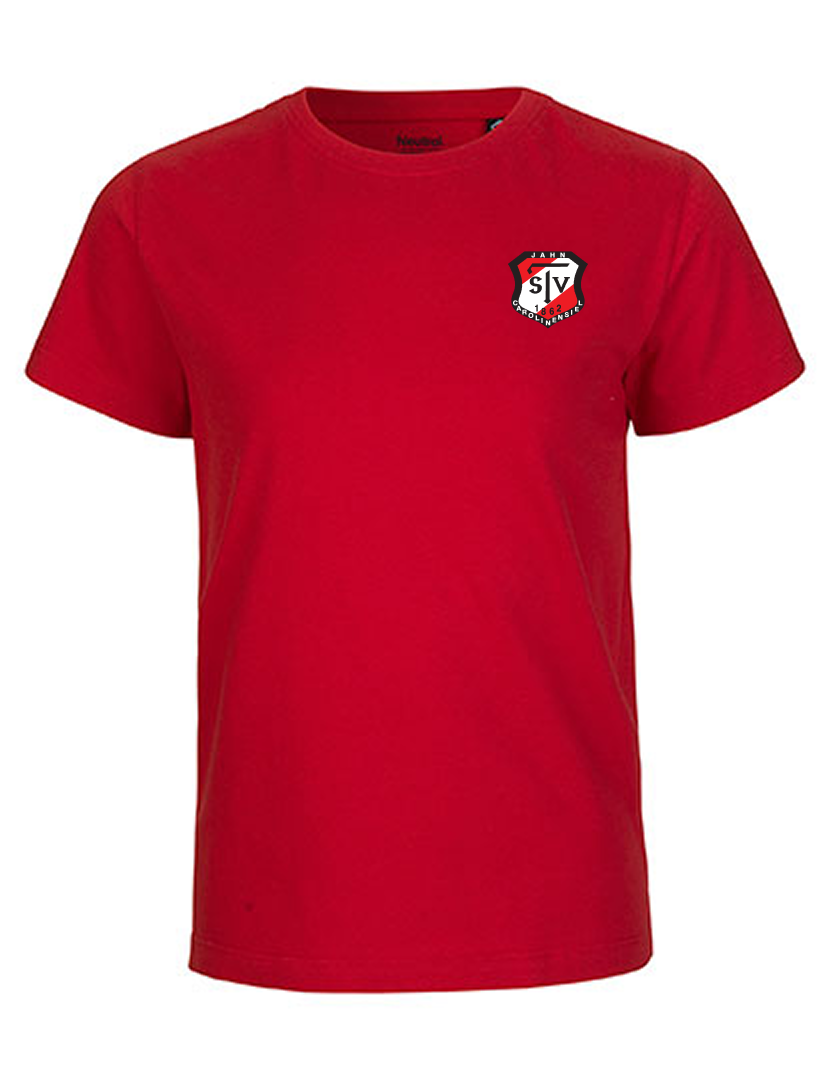 TSV Jahn Carolinensiel Fan - T-Shirt Fairtrade Kinder rot