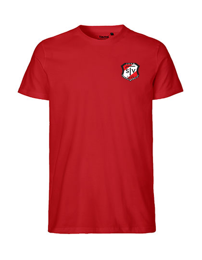 TSV Jahn Carolinensiel Fan - T-Shirt Fairtrade Herren rot