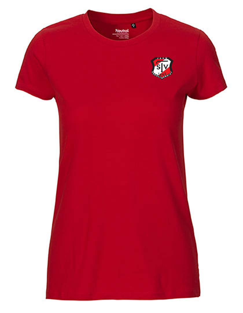 TSV Jahn Carolinensiel Fan - T-Shirt Fairtrade Damen rot