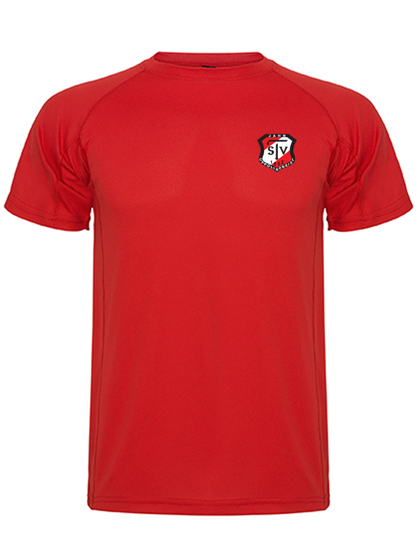 TSV Jahn Carolinensiel Fan - Polyestershirt Kinder rot