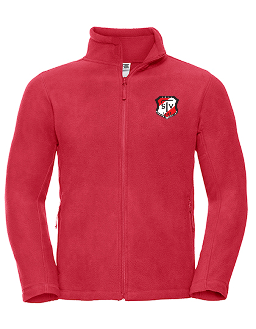 TSV Jahn Carolinensiel Fan - Fleecejacke Herren rot