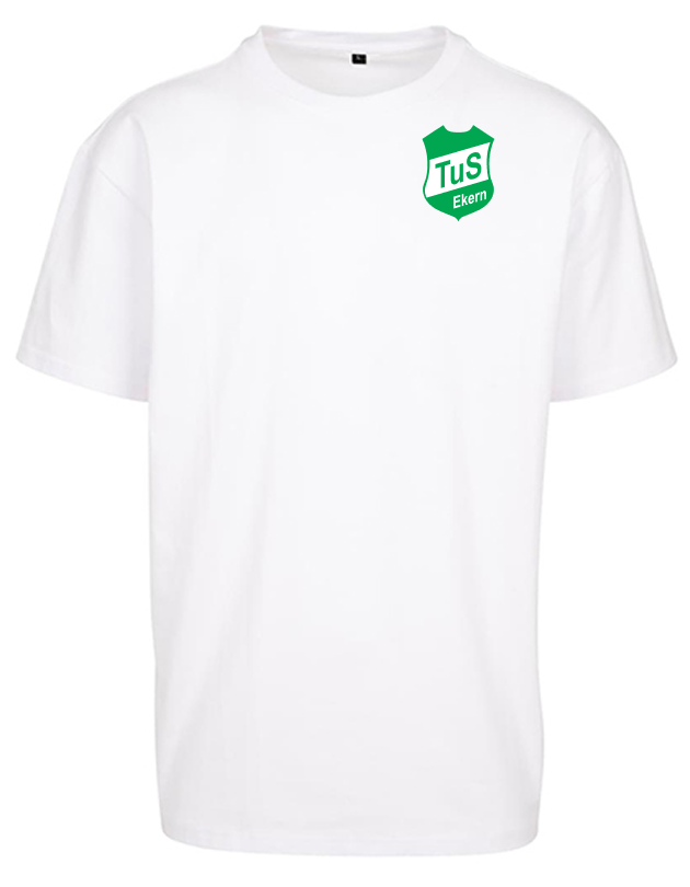 TuS Ekern Fan - T-Shirt oversize Herren weiß
