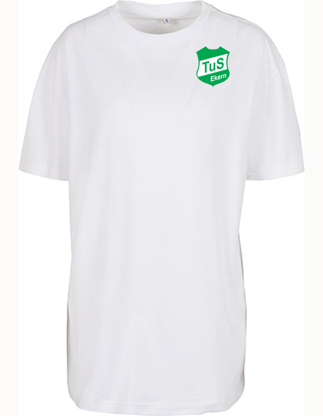 TuS Ekern Fan - T-Shirt oversize Damen weiß