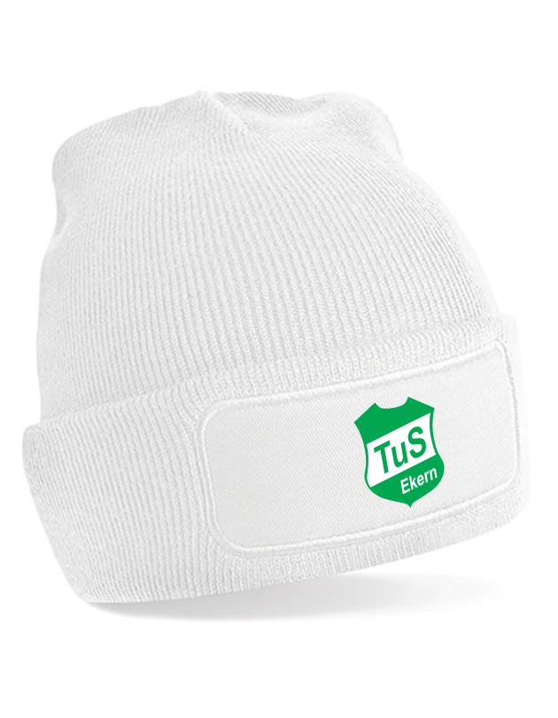 TuS Ekern Fan - Beanie Patch weiß