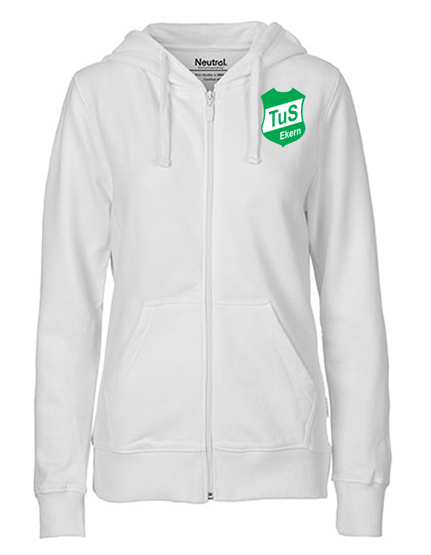 TuS Ekern Fan - Sweatjacke Fairtrade Damen weiß