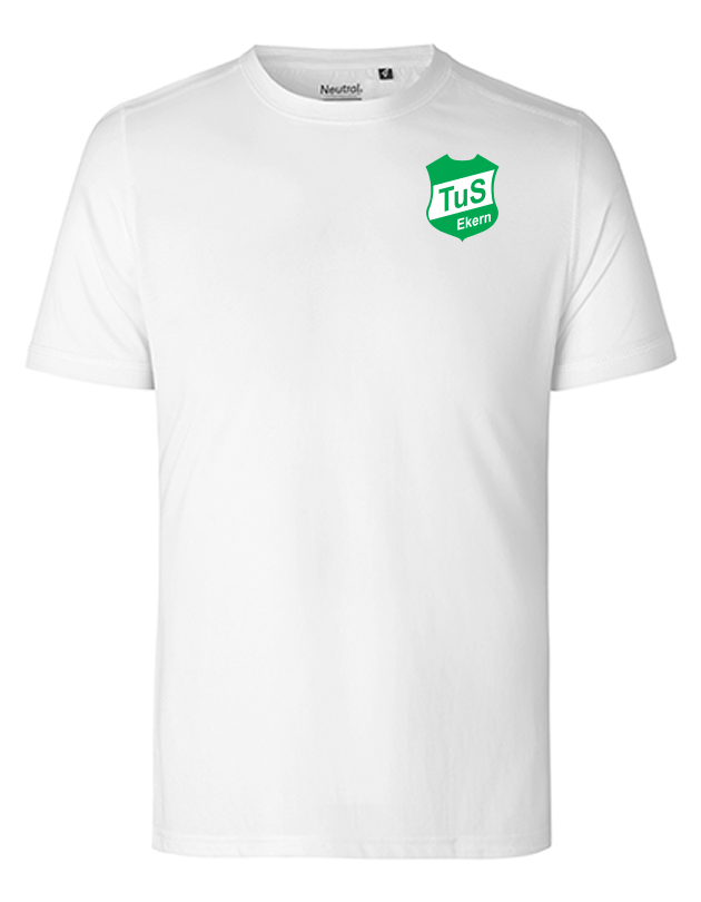 TuS Ekern Fan - Polyestershirt Fairtrade Herren weiß