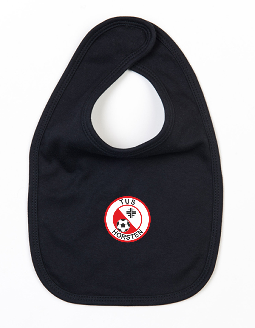 TuS Horsten-Etzel Fan - Lätzchen Baby schwarz