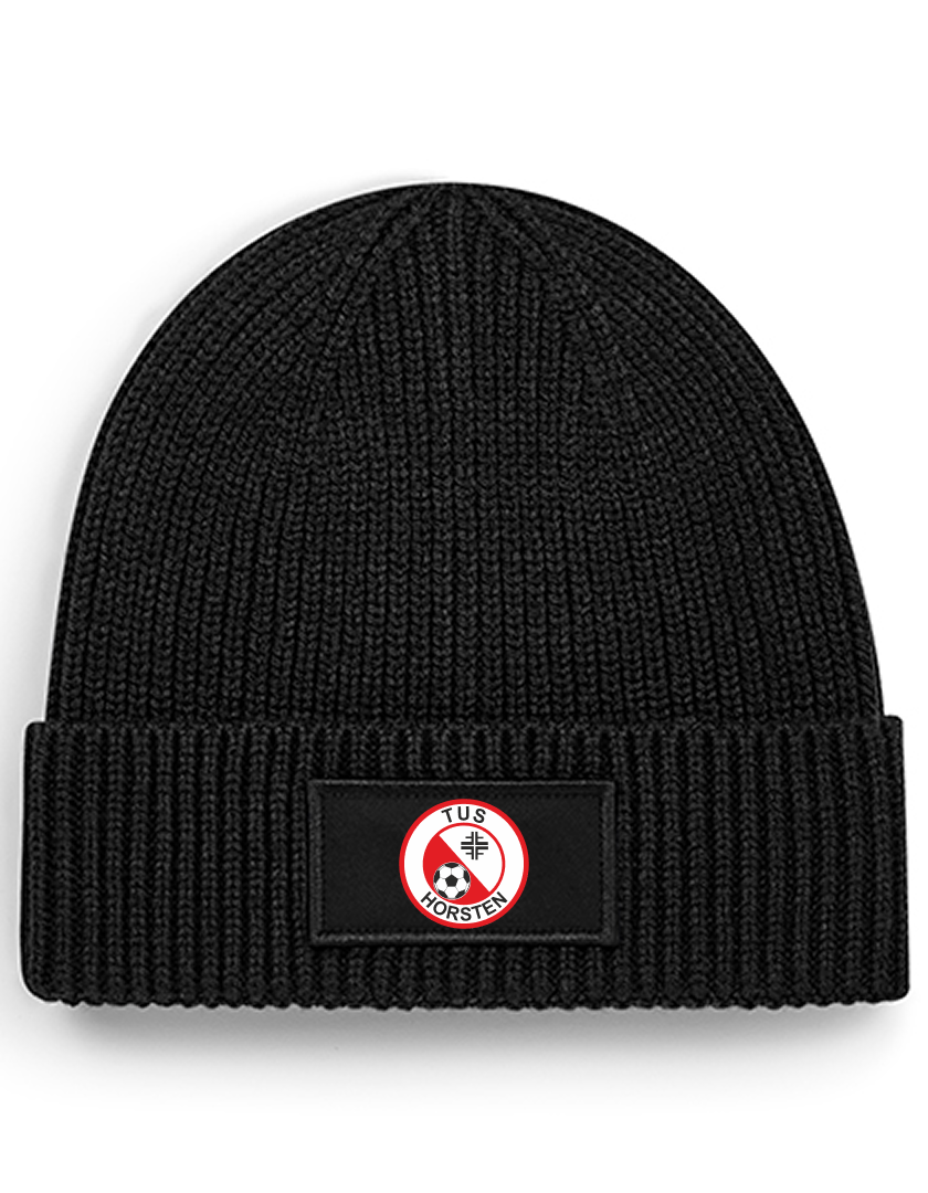 TuS Horsten-Etzel Fan - Rippstrick Beanie schwarz