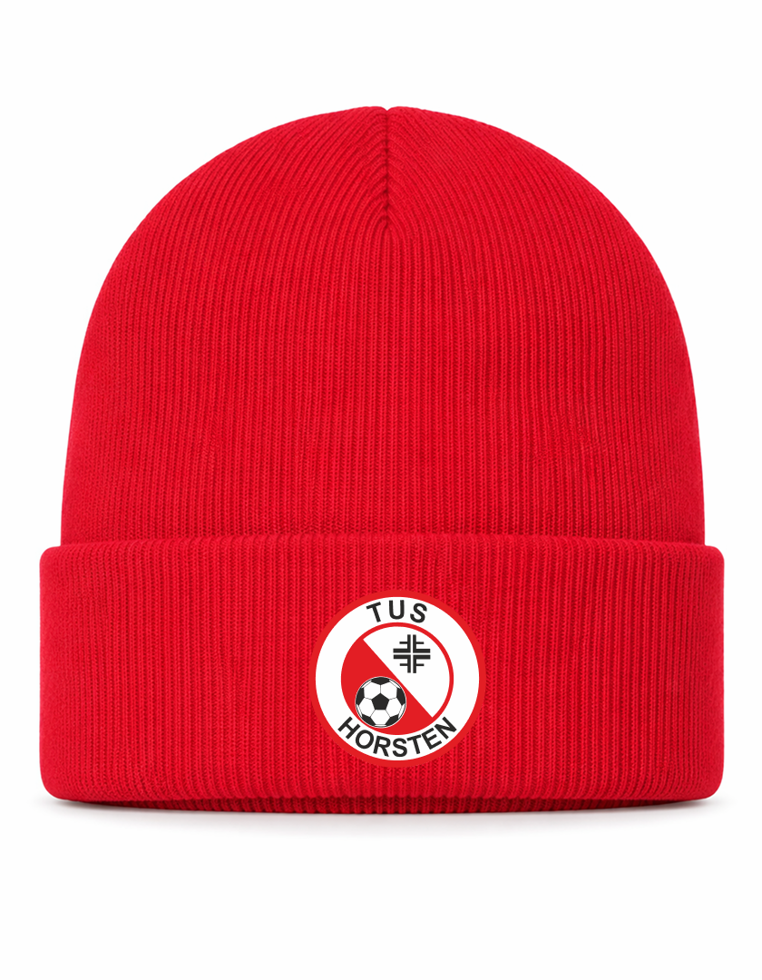 TuS Horsten-Etzel Fan - Beanie Strick rot