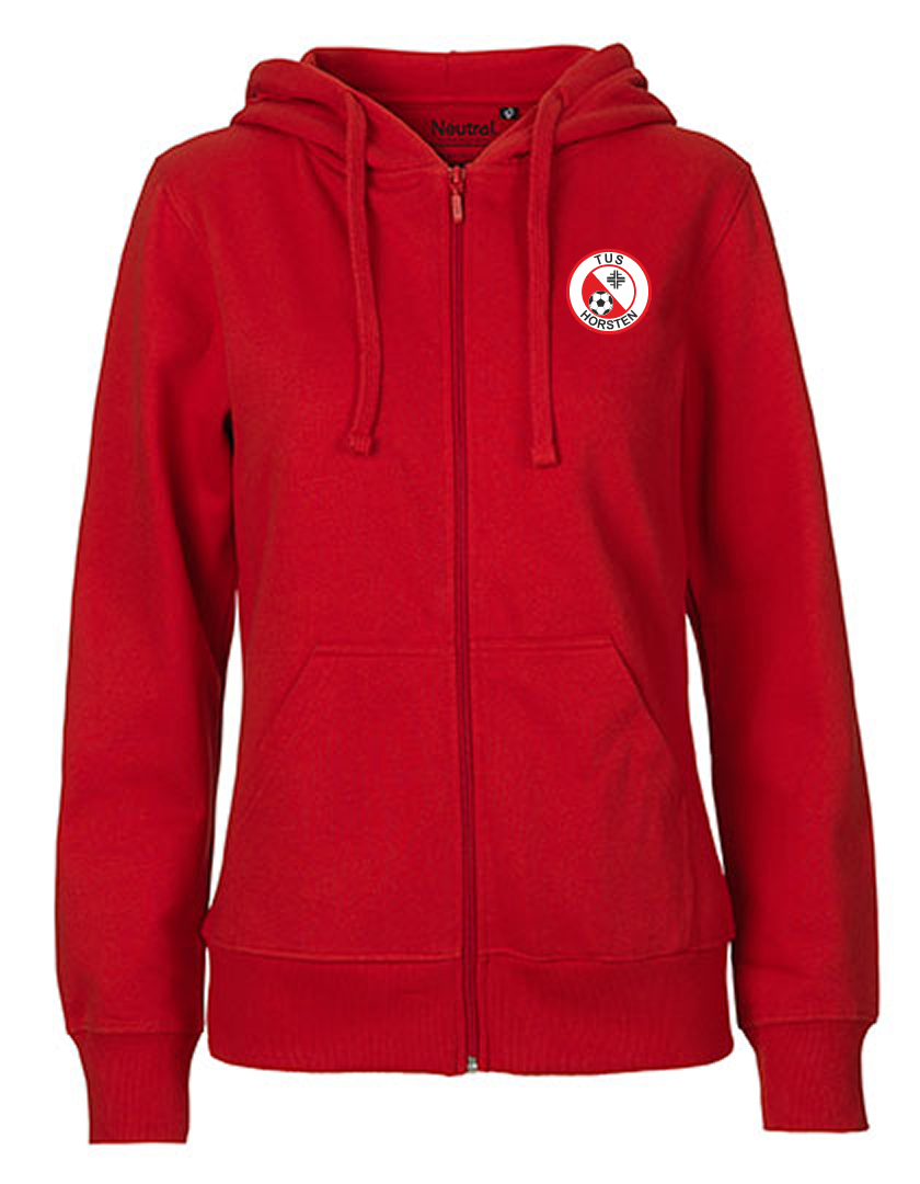 TuS Horsten-Etzel Fan - Sweatjacke Fairtrade Damen rot