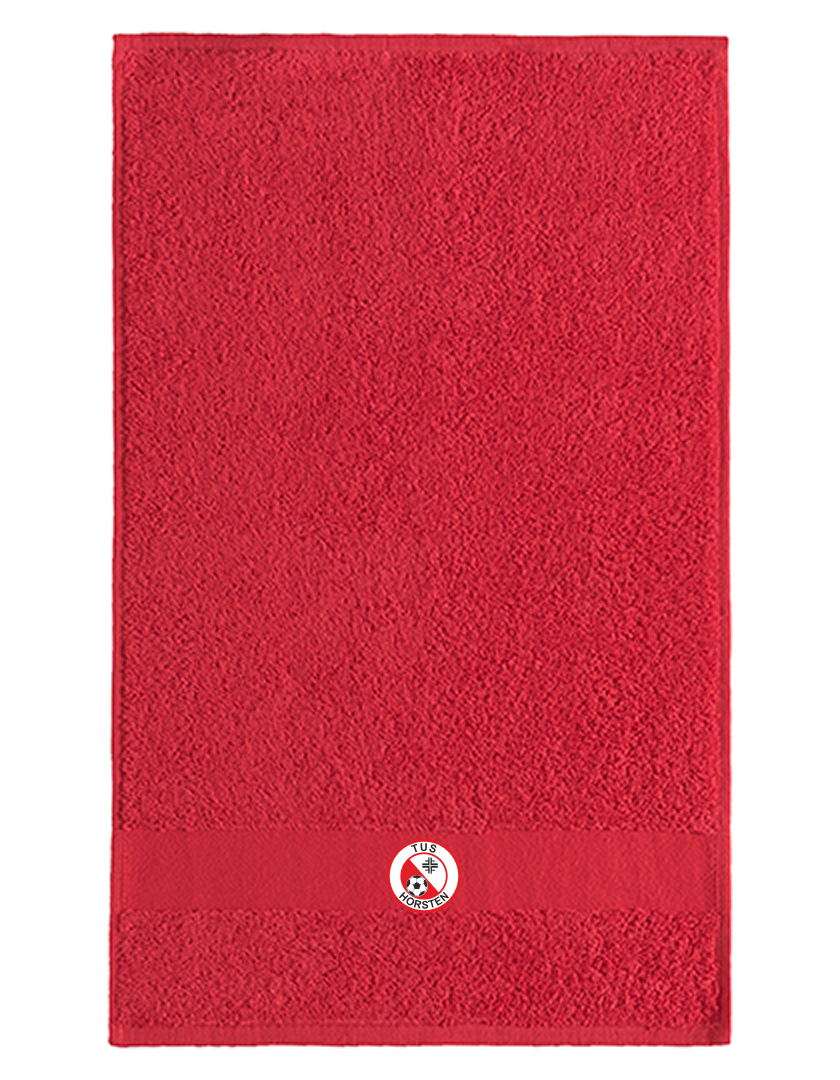 TuS Horsten-Etzel Fan - Gästehandtuch 50*30 rot