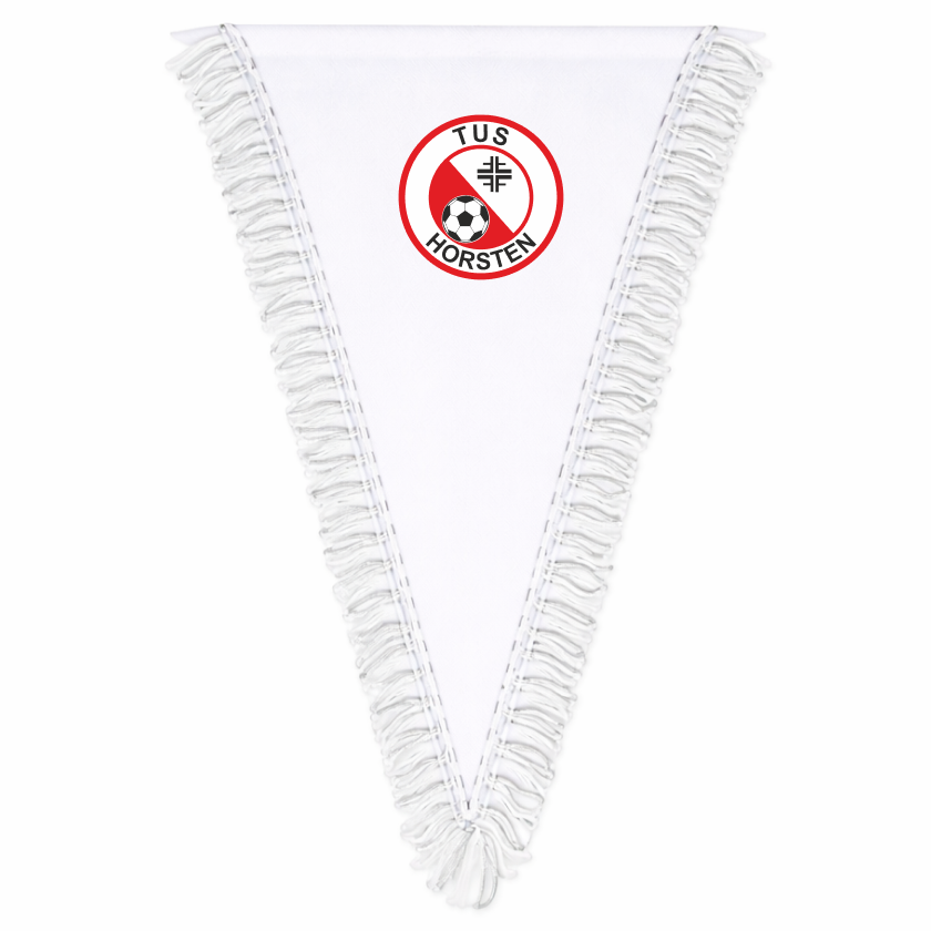 TuS Horsten-Etzel Fan - Wimpel 23*29 weiß