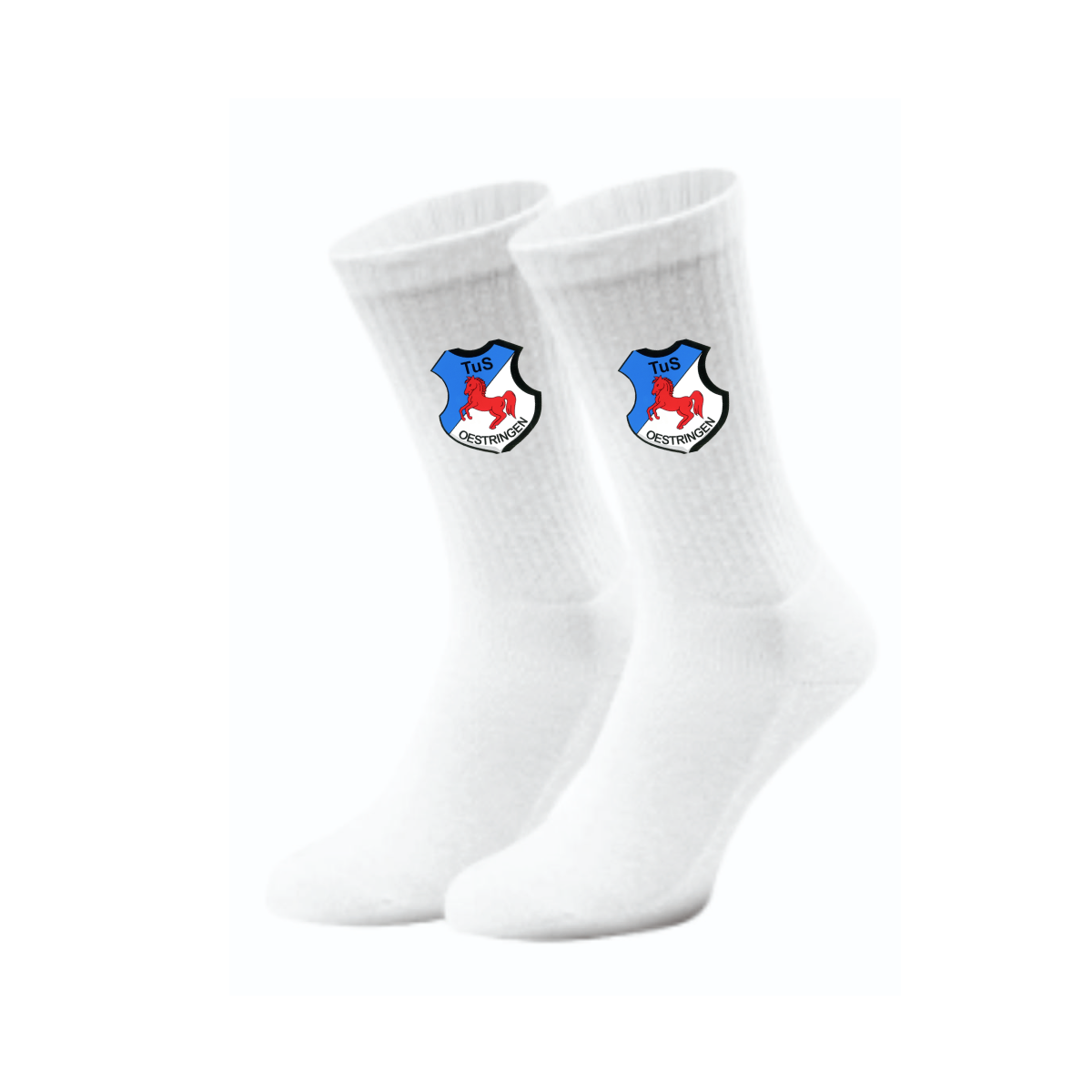 TuS Oestringen Leichtathletik Fan Sportsocken Weiß
