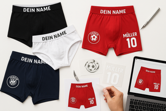 Unterhosen personalisieren ➢ Unterhosen selbst designen | Teamsport