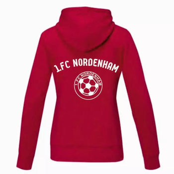 1.FC Nordenham Fan Hoodie Damen Rot