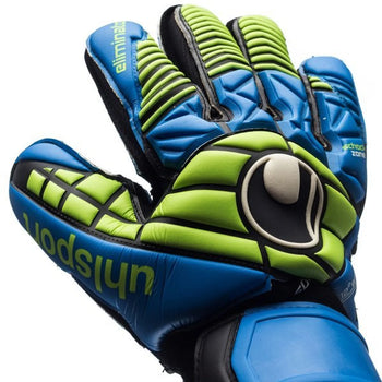 UHLSPORT Torwarthandschuhe Eliminator Supersoft Blau