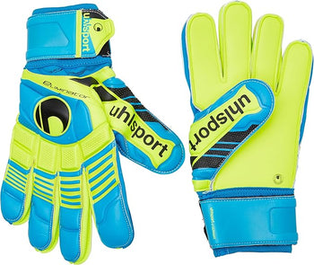 Uhlsport Torwarthandschuhe Eliminator Supersoft Blau Gelb