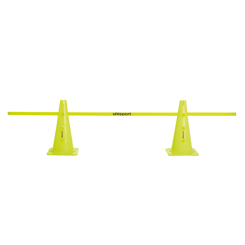 uhlsport Hütchenset (2 HÜTCHEN, 1 STANGE) (fluo gelb)