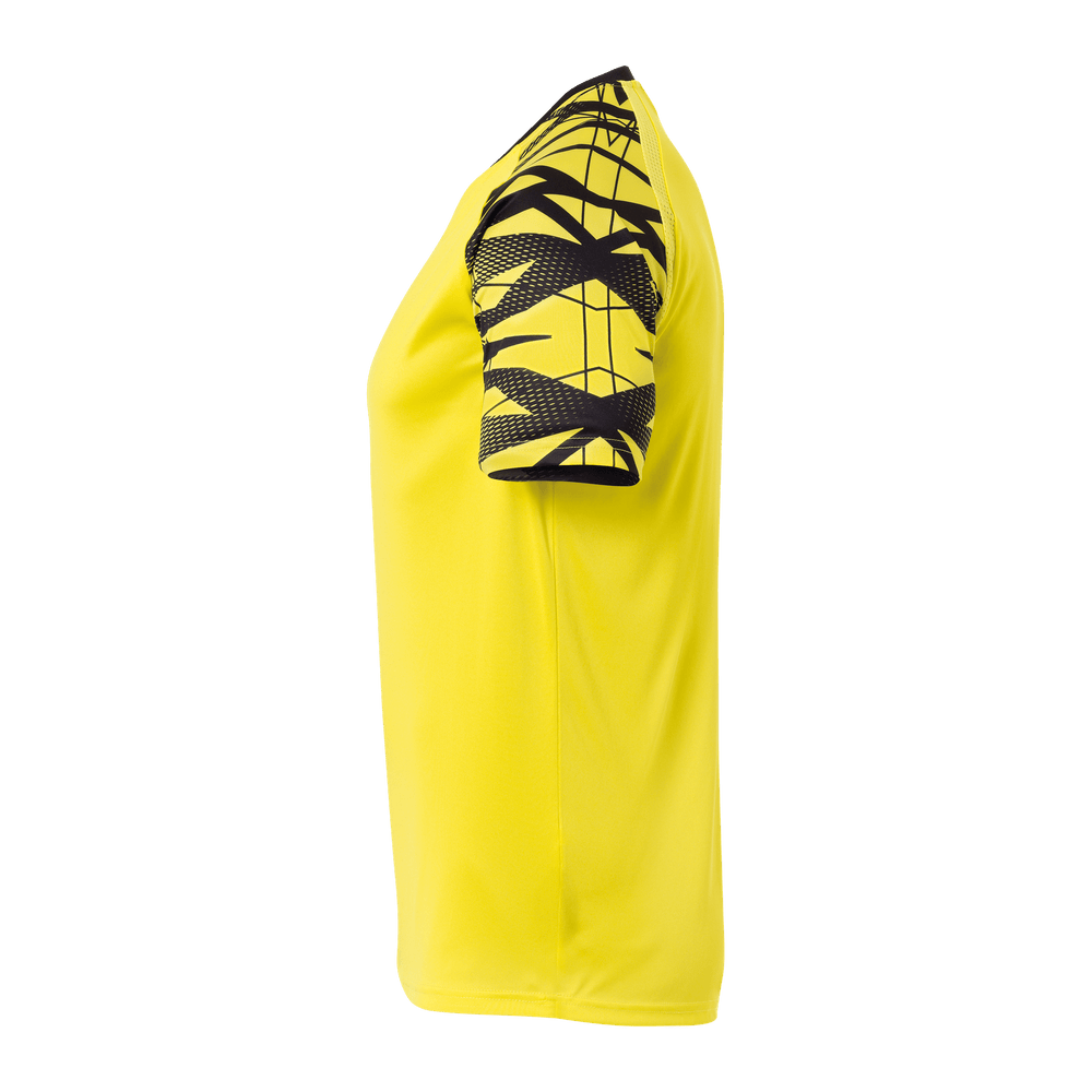 uhlsport Goal 25 Trikot Kurzarm Kind (limonengelb/schwarz)