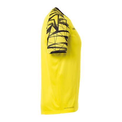 uhlsport Goal 25 Trikot Kurzarm Kind (limonengelb/schwarz)