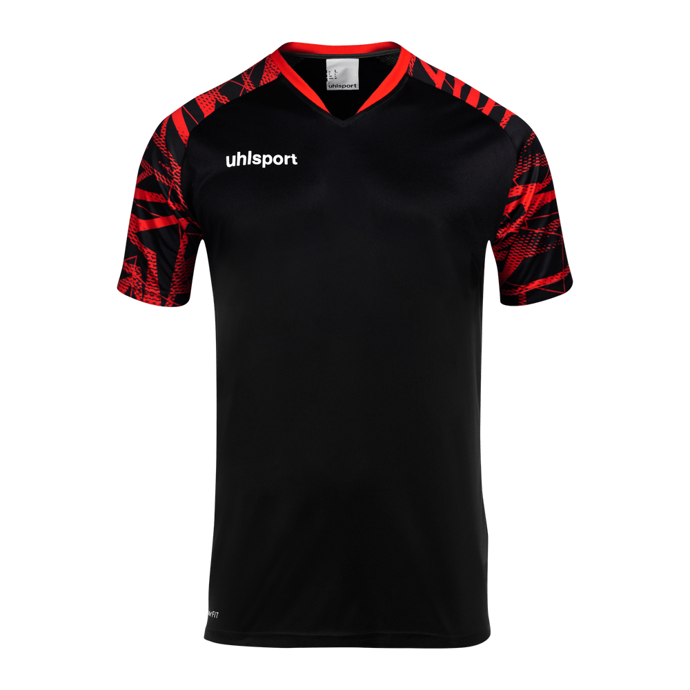 uhlsport Goal 25 Trikot Kurzarm Kind (schwarz/rot)
