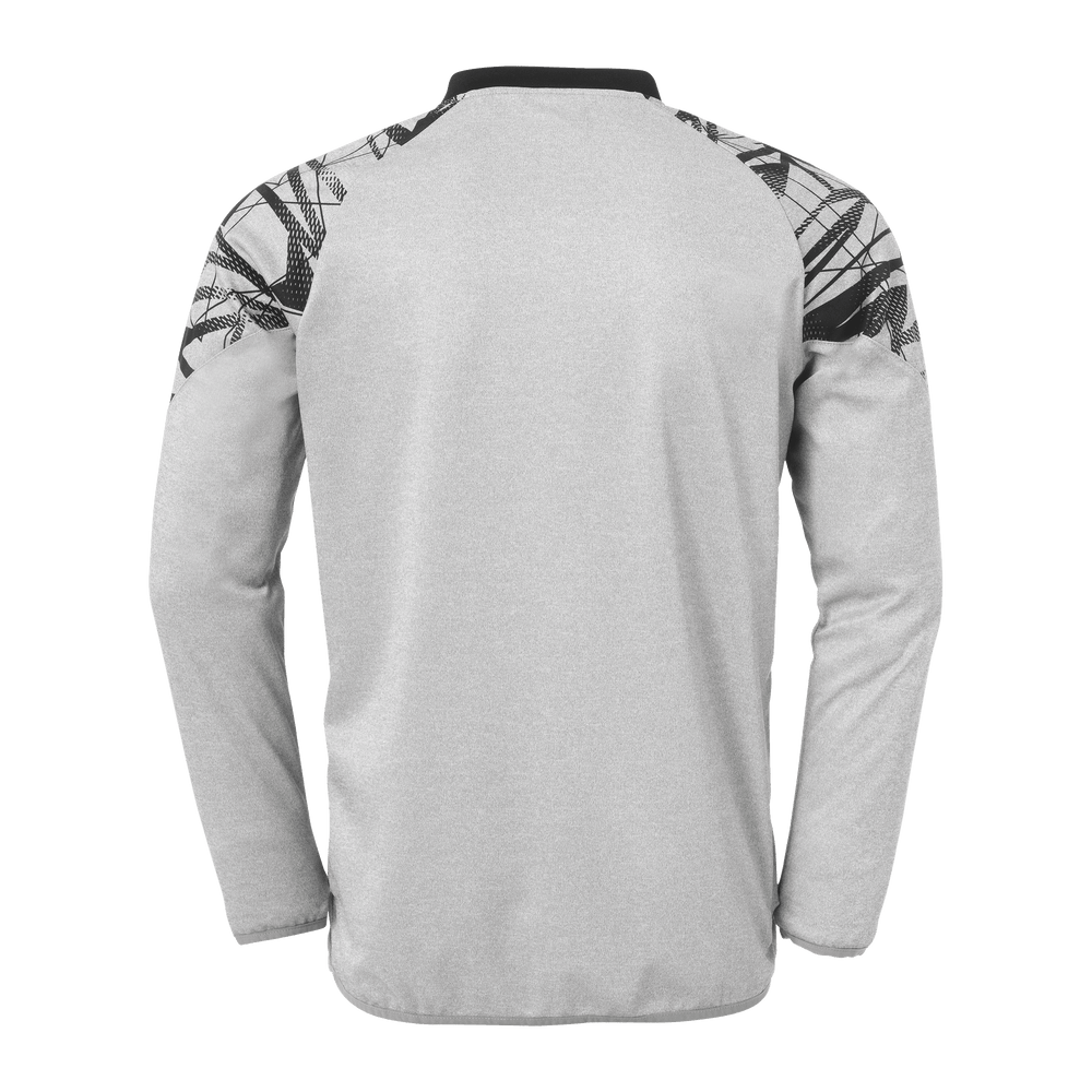 uhlsport Goal 25 Poly Jacke Kind (dark grau melange/schwarz)