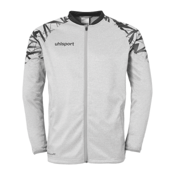 uhlsport Goal 25 Poly Jacke Kind (dark grau melange/schwarz)