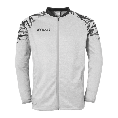 uhlsport Goal 25 Poly Jacke Kind (dark grau melange/schwarz)