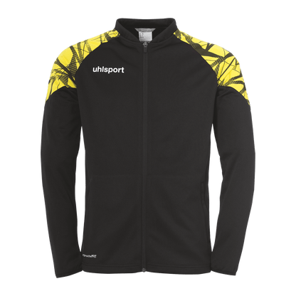 uhlsport Goal 25 Poly Jacke Kind (schwarz/limonengelb)