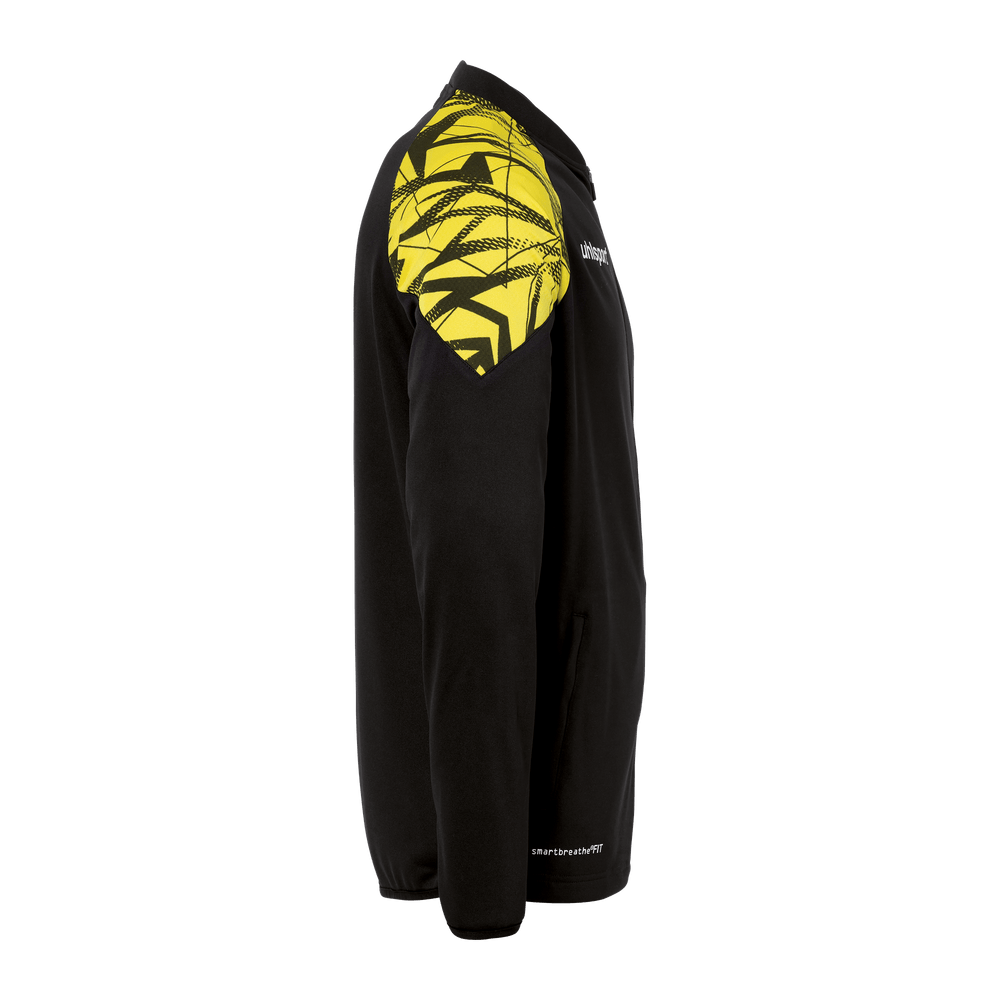 uhlsport Goal 25 Poly Jacke Kind (schwarz/limonengelb)