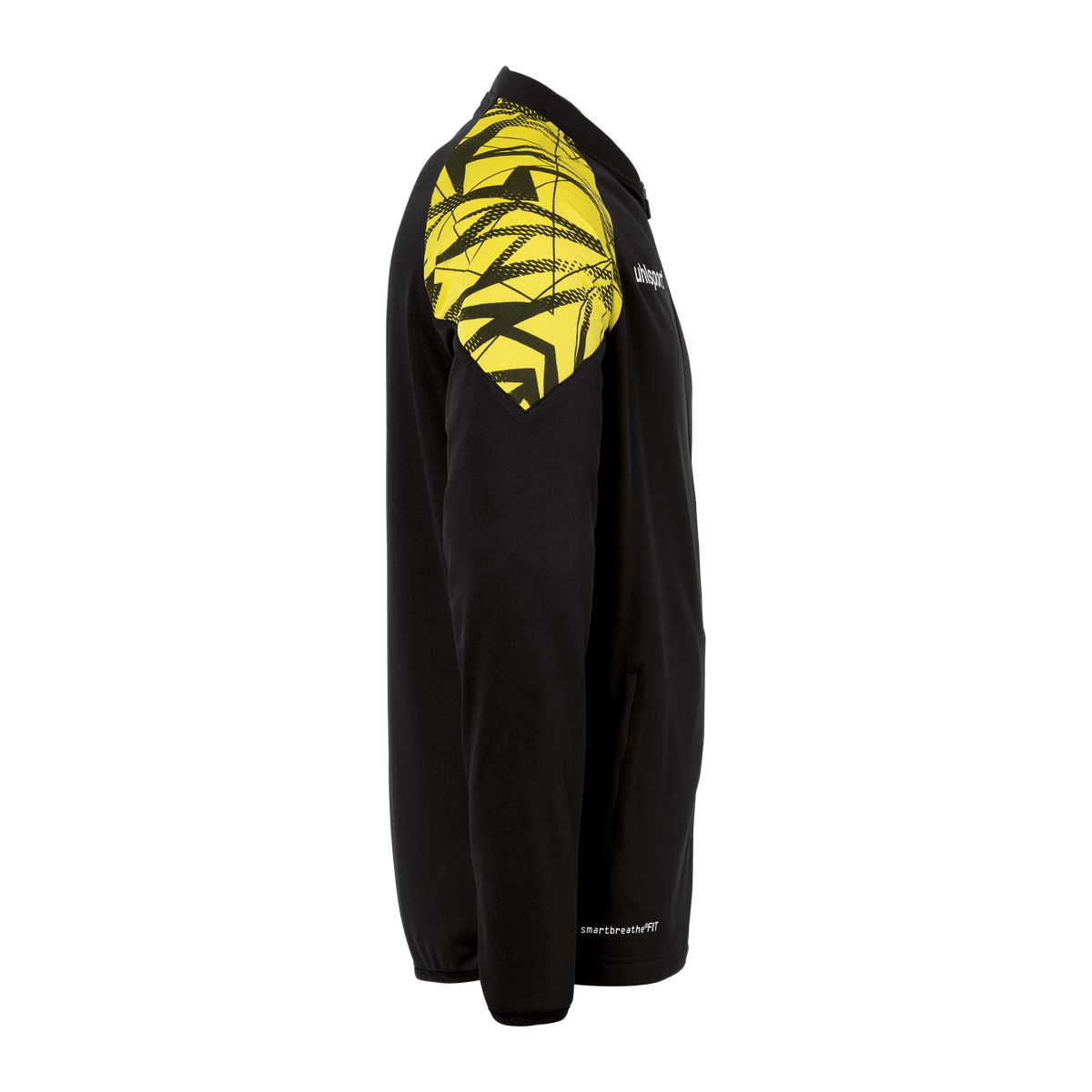 uhlsport Goal 25 Poly Jacke Kind (schwarz/limonengelb)