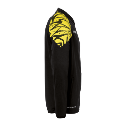 uhlsport Goal 25 Poly Jacke Kind (schwarz/limonengelb)