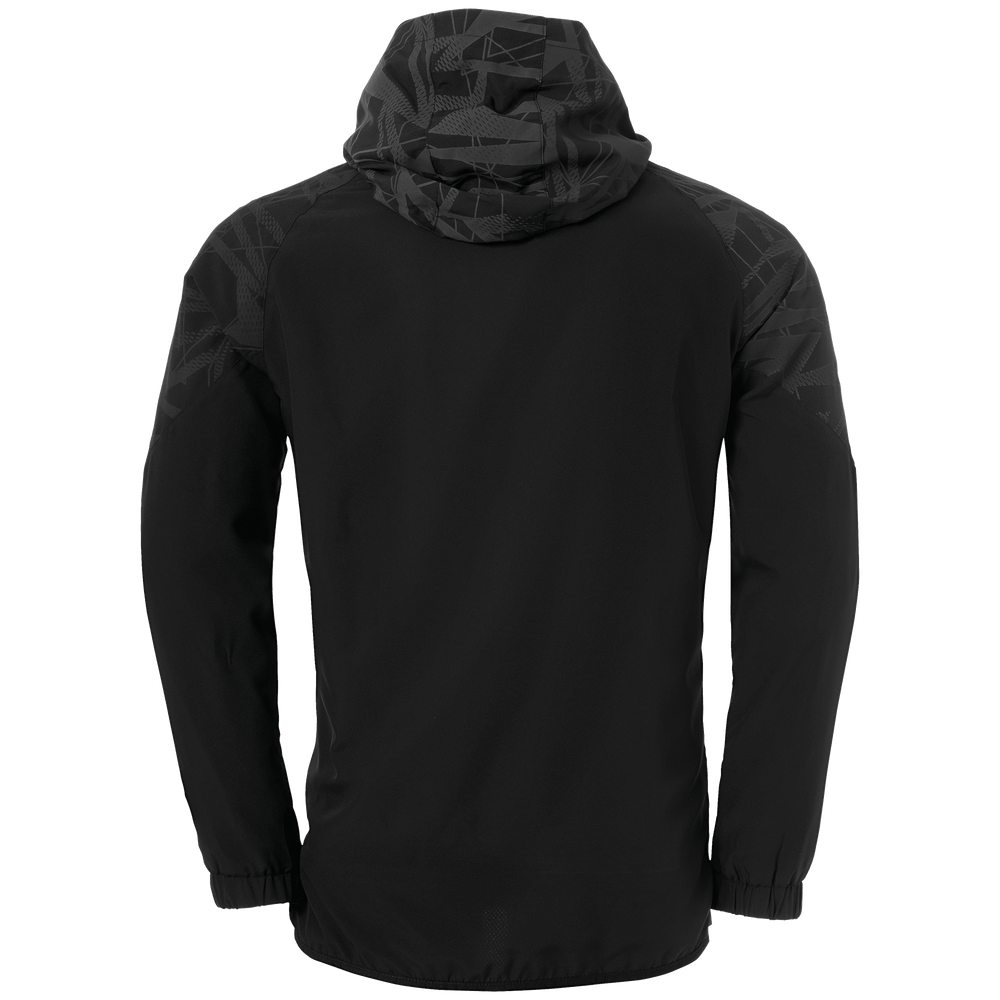 uhlsport Goal 25 Evo Woven Hood Jacket Kind (schwarz/anthra)