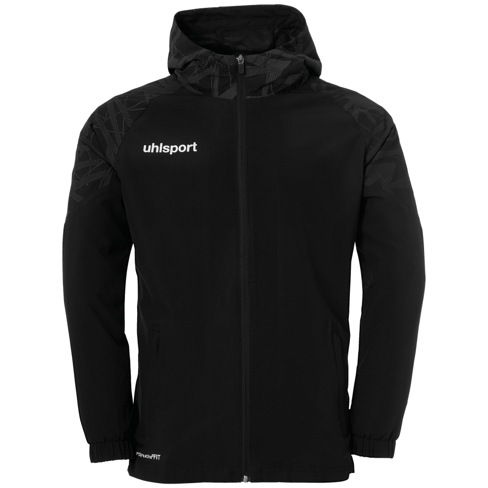 uhlsport Goal 25 Evo Woven Hood Jacket Kind (schwarz/anthra)