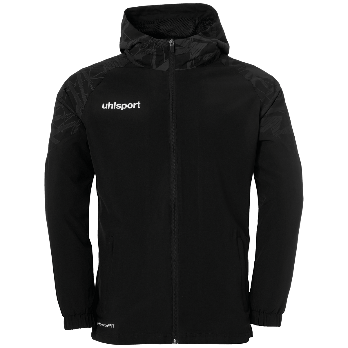 uhlsport Goal 25 Evo Woven Hood Jacket Kind (schwarz/anthra)