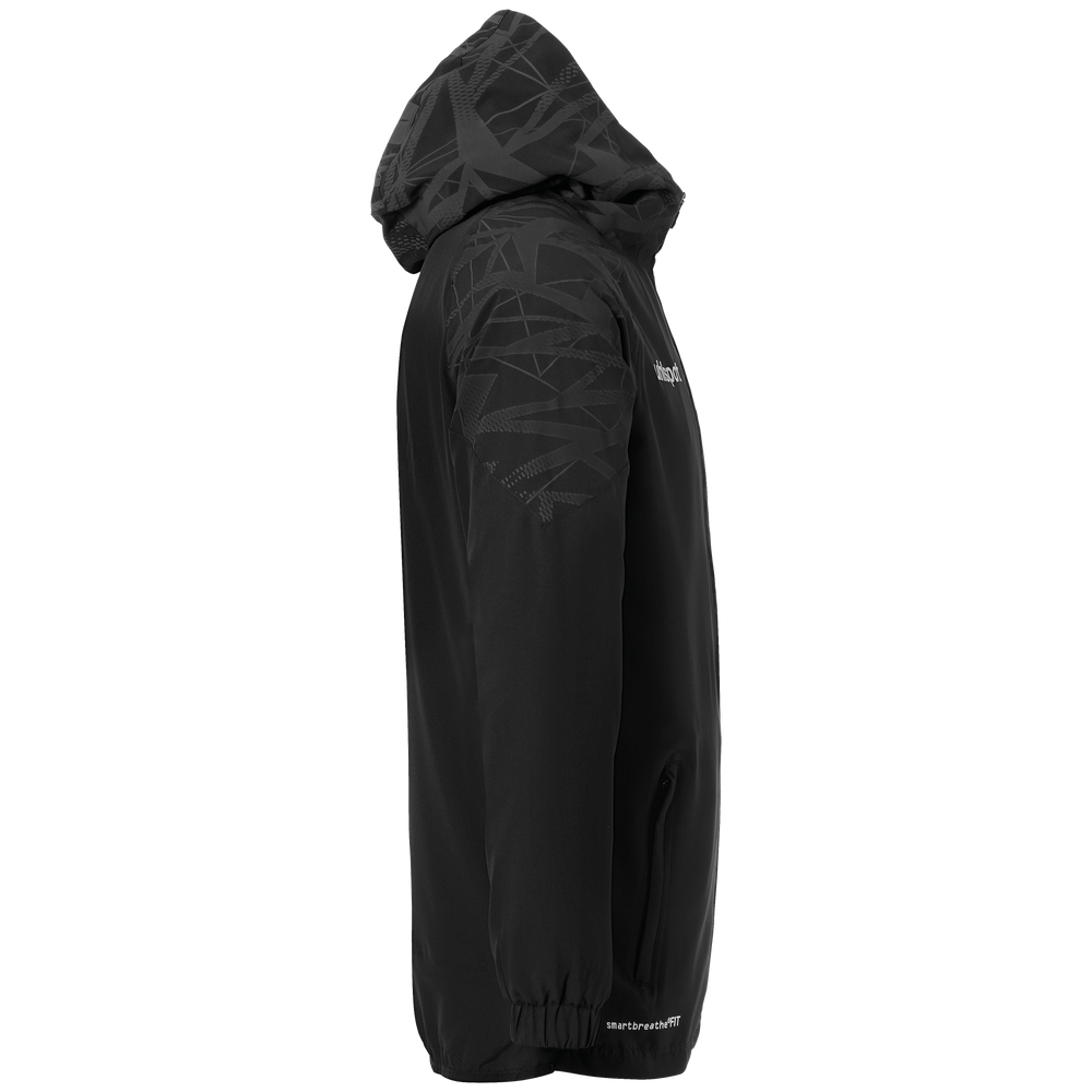 uhlsport Goal 25 Evo Woven Hood Jacket Kind (schwarz/anthra)
