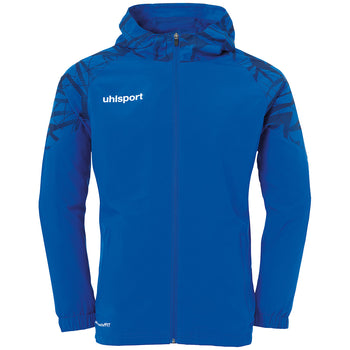UHLSPORT Goal 25 Evo Woven Hood Jacket Kind Blau