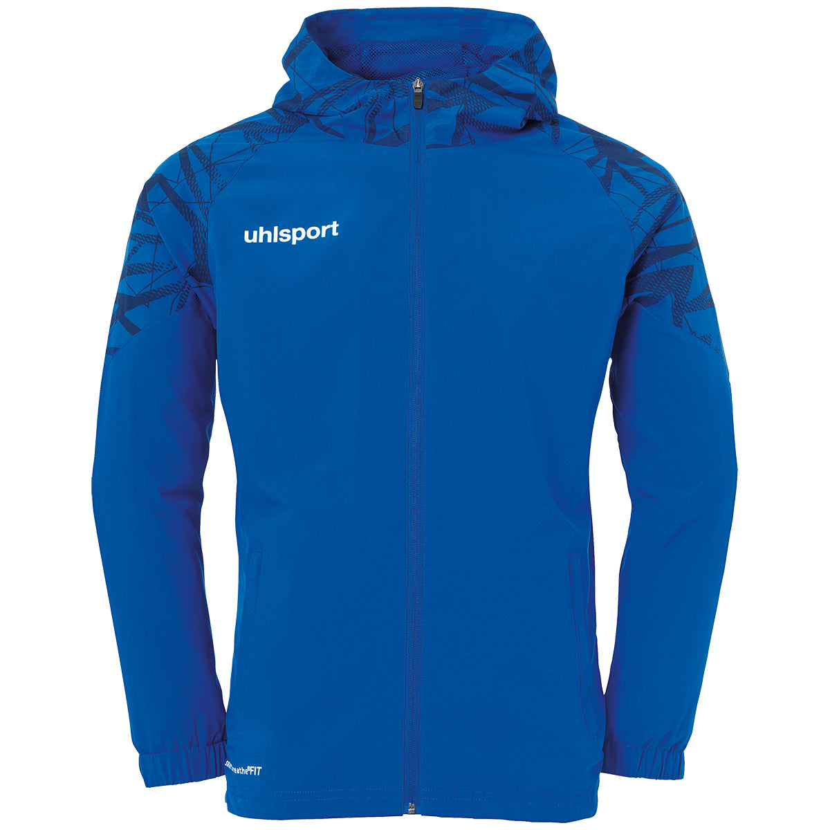 UHLSPORT Goal 25 Evo Woven Hood Jacket Kind Blau