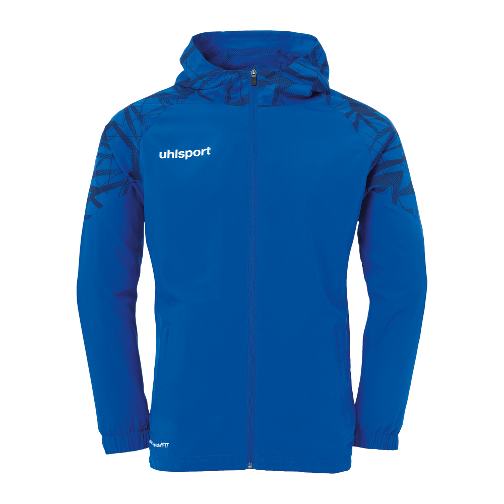 uhlsport Goal 25 Evo Woven Hood Jacket Kind (azurblau/marine)