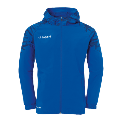 uhlsport Goal 25 Evo Woven Hood Jacket Kind (azurblau/marine)