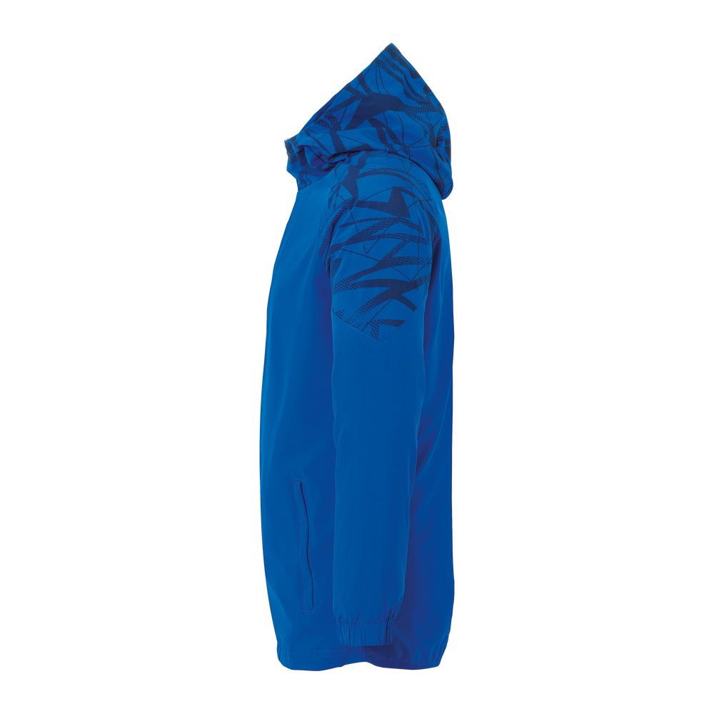 uhlsport Goal 25 Evo Woven Hood Jacket Kind (azurblau/marine)