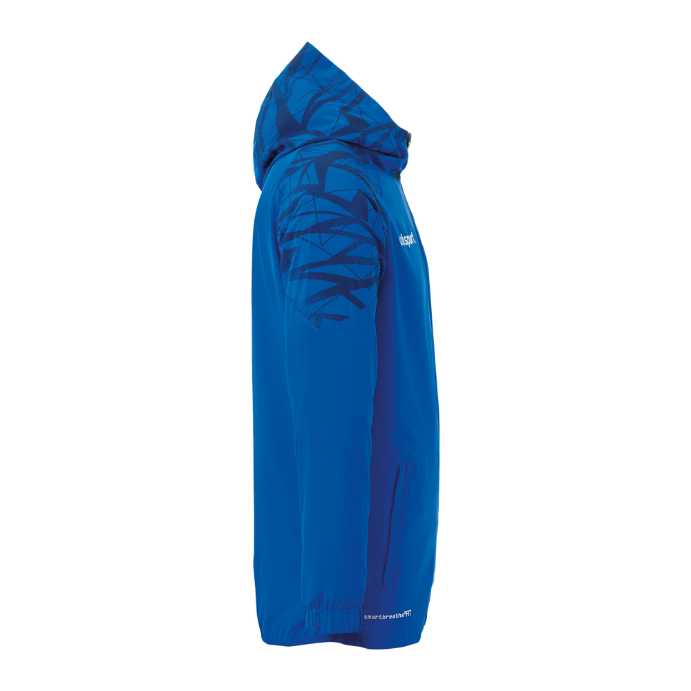 uhlsport Goal 25 Evo Woven Hood Jacket Kind (azurblau/marine)