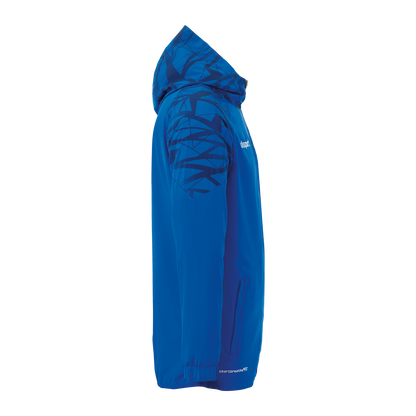 uhlsport Goal 25 Evo Woven Hood Jacket Kind (azurblau/marine)