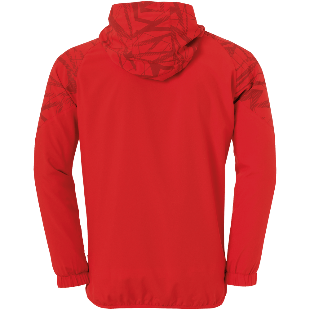 uhlsport Goal 25 Evo Woven Hood Jacket Kind (rot/weiß)