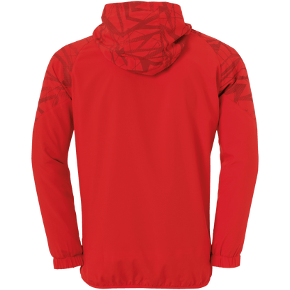 uhlsport Goal 25 Evo Woven Hood Jacket Kind (rot/weiß)