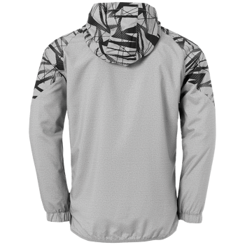 uhlsport Goal 25 Evo Woven Hood Jacket Kind (dark grau melange/schwarz)