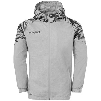 UHLSPORT Goal 25 Evo Woven Hood Jacket Kind Dunkelgrau